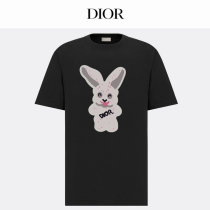 Dior Short Round Collar T-shirt XS-L (124) Dior Short Round Collar T-shirt XS-L (124)