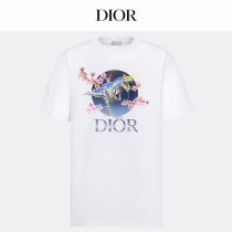 Dior Short Round Collar T-shirt XS-L (118) Dior Short Round Collar T-shirt XS-L (118)