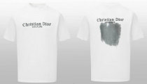 Dior Short Round Collar T-shirt S-XL (10)