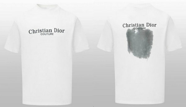 Dior Short Round Collar T-shirt S-XL (10)
