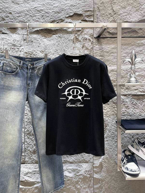 Dior Short Round Collar T-shirt S-XXL (49)