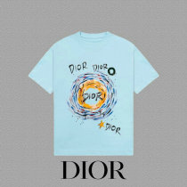 Dior Short Round Collar T-shirt S-XXL (86) Dior Short Round Collar T-shirt S-XXL (86)