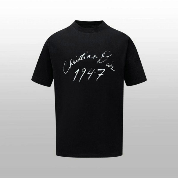 Dior Short Round Collar T-shirt S-XL (9)