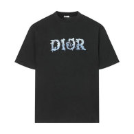 Dior Short Round Collar T-shirt S-XXL (10)