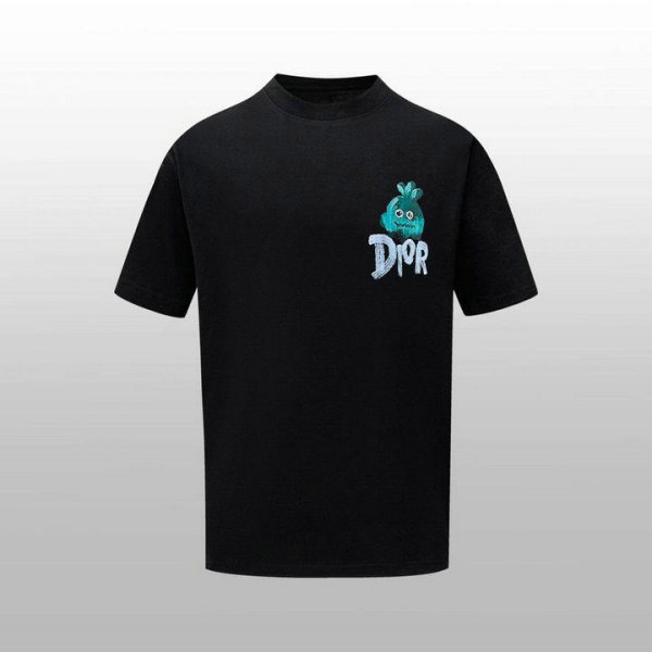 Dior Short Round Collar T-shirt S-XL (14)