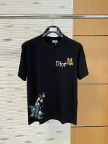 Dior Short Round Collar T-shirt M-XXXL (1) Dior Short Round Collar T-shirt M-XXXL (1)