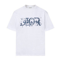 Dior Short Round Collar T-shirt S-XXL (15)