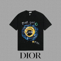 Dior Short Round Collar T-shirt S-XXL (85) Dior Short Round Collar T-shirt S-XXL (85)