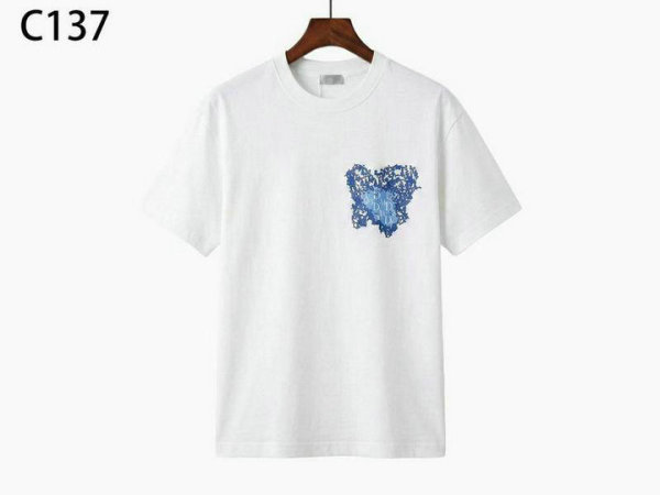 Dior Short Round Collar T-shirt S-XXL (45)