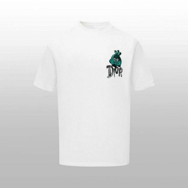 Dior Short Round Collar T-shirt S-XL (13)