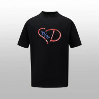 Dior Short Round Collar T-shirt S-XL (7)