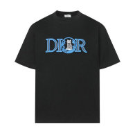 Dior Short Round Collar T-shirt S-XXL (13)