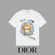 Dior Short Round Collar T-shirt S-XXL (87) Dior Short Round Collar T-shirt S-XXL (87)