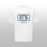 Dior Short Round Collar T-shirt S-XL (12)
