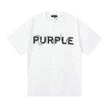 Purple Brand Short Round Collar T-shirt S-XL (163)