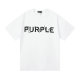 Purple Brand Short Round Collar T-shirt S-XL (163)