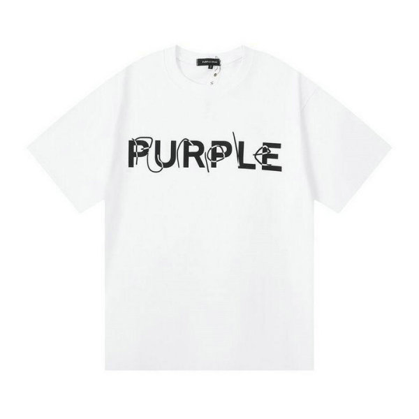 Purple Brand Short Round Collar T-shirt S-XL (163)