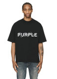 Purple Brand Short Round Collar T-shirt S-XL (136)