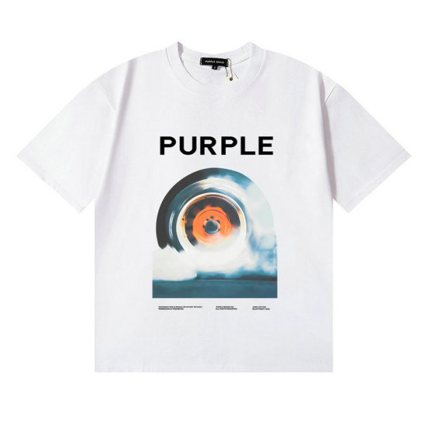 Purple Brand Short Round Collar T-shirt S-XL (66)