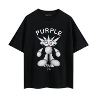 Purple Brand Short Round Collar T-shirt S-XL (153)