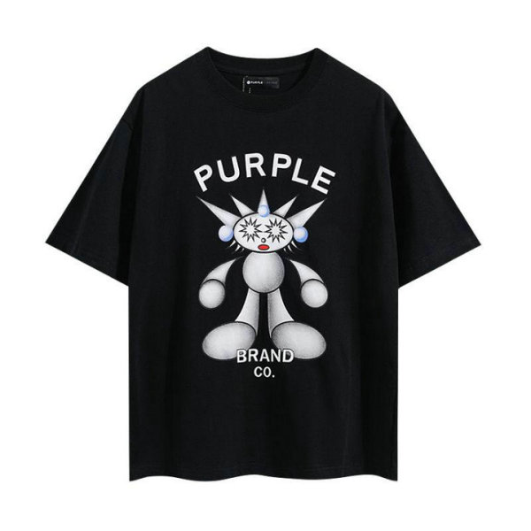 Purple Brand Short Round Collar T-shirt S-XL (153)