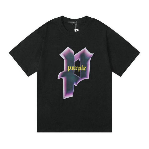Purple Brand Short Round Collar T-shirt S-XL (44)
