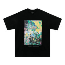 Purple Brand Short Round Collar T-shirt S-XL (124) Purple Brand Short Round Collar T-shirt S-XL (124)