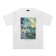 Purple Brand Short Round Collar T-shirt S-XL (123)