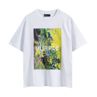 Purple Brand Short Round Collar T-shirt S-XL (142)
