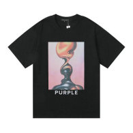 Purple Brand Short Round Collar T-shirt S-XL (40)