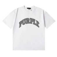 Purple Brand Short Round Collar T-shirt S-XL (111)