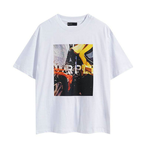 Purple Brand Short Round Collar T-shirt S-XL (146)