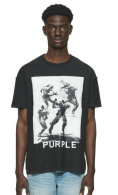 Purple Brand Short Round Collar T-shirt S-XL (141)