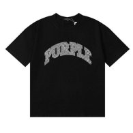 Purple Brand Short Round Collar T-shirt S-XL (110)