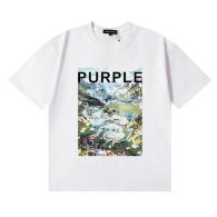 Purple Brand Short Round Collar T-shirt S-XL (101)