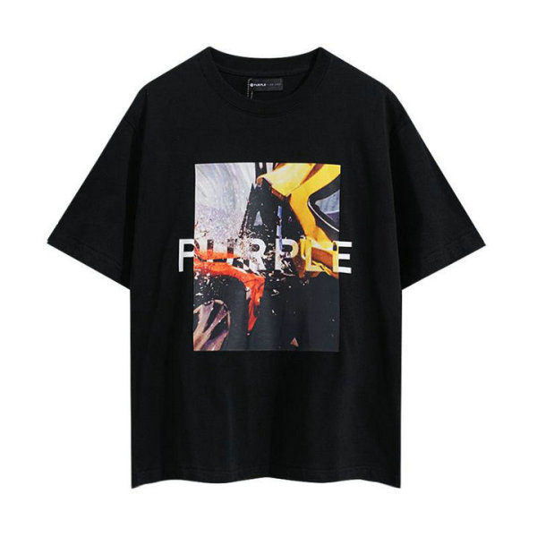 Purple Brand Short Round Collar T-shirt S-XL (147)