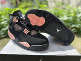 Authentic Air Jordan 4 Black/Pink