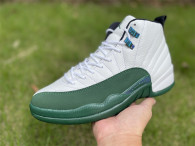 Authentic Air Jordan 12 Retro White/Green