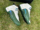 Authentic Air Jordan 12 Retro White/Green