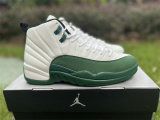 Authentic Air Jordan 12 Retro White/Green
