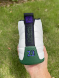 Authentic Air Jordan 12 Retro White/Green