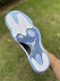 Authentic Air Jordan 11 Silver/White