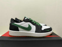 Authentic Air Jordan 1 Low GS Green/Black/White Authentic Air Jordan 1 Low GS Green/Black/White