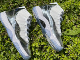 Authentic Air Jordan 11 Silver/White