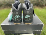 Authentic SoleFly x Air Jordan 5 Black/Aurora Green