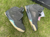 Authentic SoleFly x Air Jordan 5 Black/Aurora Green