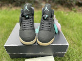 Authentic SoleFly x Air Jordan 5 Black/Aurora Green