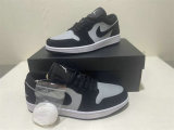 Authentic Air Jordan 1 Low Black/Grey