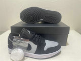 Authentic Air Jordan 1 Low Black/Grey