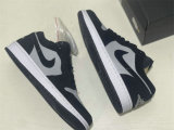 Authentic Air Jordan 1 Low Black/Grey
